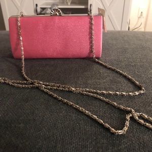 Super cute pink clutch!